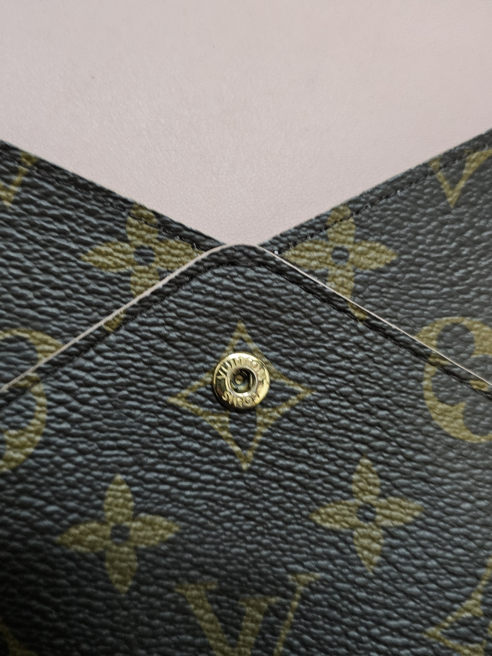 Louis Vuitton Monogram Envelope Clutch - Brown/Gold - Picture 9 of 10
